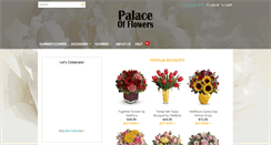 Desktop Screenshot of palaceofflowerssouthbend.com